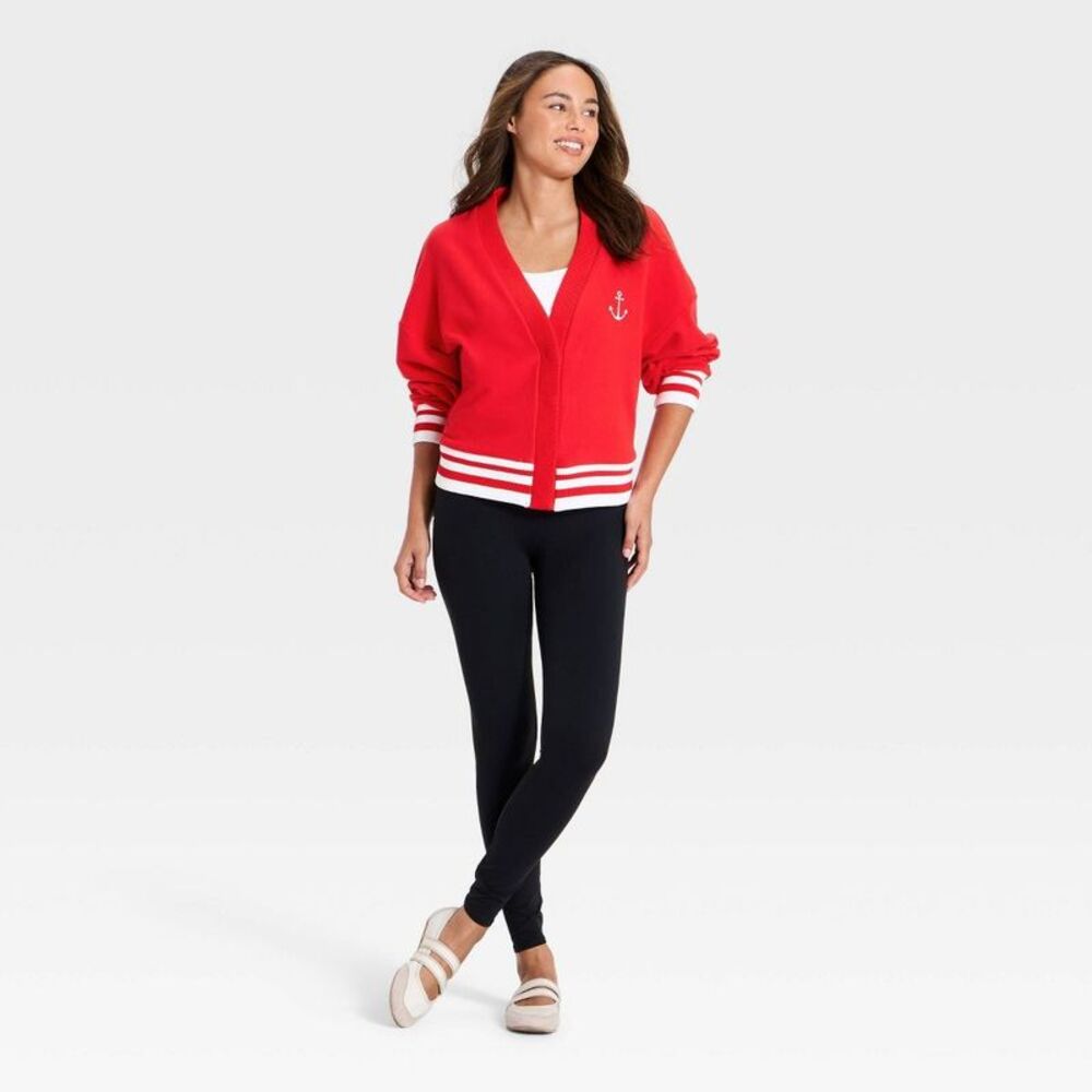 Women's Americana Cardigan - JoyLab Red XL - Picture 3 of 4